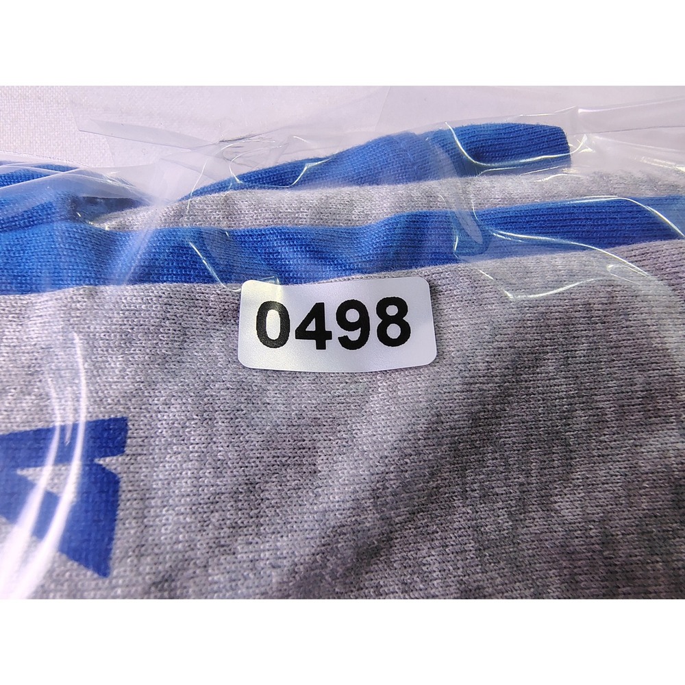New Balance Noreasters Baseball Raglan Shirt Athletic Graphic Gray Blue Mens L - Picture 8 of 8